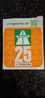 Ongebruikt Zwitsers vignet 2025 met aankoopbon, Tickets en Kaartjes, Eén persoon