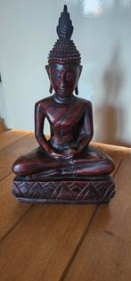 Mooi Houten BOEDDHA BEELD, Ophalen of Verzenden, Zo goed als nieuw