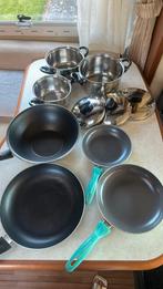 Pannen, Huis en Inrichting, Ophalen, Gebruikt, Rvs, Pannenset