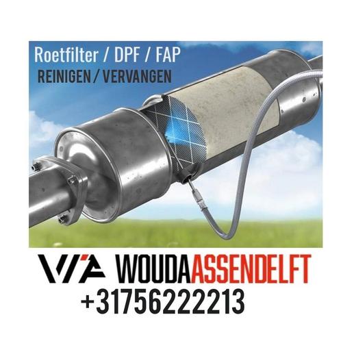 Roetfilters reinigen of vervangen Wouda Assendelft, Auto-onderdelen, Uitlaatsystemen, Alfa Romeo, Audi, BMW, Citroën, Fiat, Ford