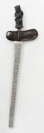 Prachtige Balinese Kris (Pendok van zilver), Ophalen