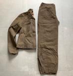 Sandwich pak broek jasje groen bruin maat 40 42, Kostuum of Pak, Overige kleuren, Maat 42/44 (L), Ophalen of Verzenden