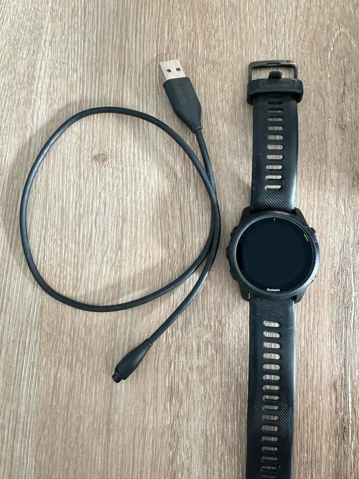 Garmin Forerunner 745 - Topconditie!, Sieraden, Tassen en Uiterlijk, Activity trackers, Zo goed als nieuw, Zwart, Waterdicht, Ophalen of Verzenden