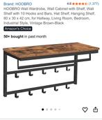 Kapstok industrieel in verpakking, Huis en Inrichting, Woonaccessoires | Kapstokken, Wandkapstok, Ophalen of Verzenden, Zo goed als nieuw