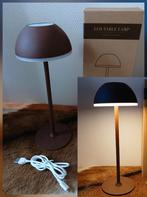 Nieuw: lamp roest Jens Living usb - tafellamp led bruin, Huis en Inrichting, Lampen | Tafellampen, Ophalen of Verzenden, Nieuw