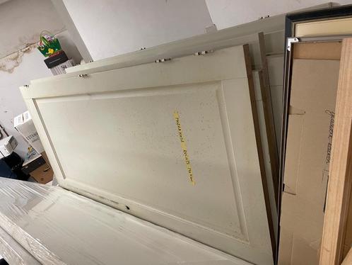 Vier paneel deuren uit jaren 30 huis, Doe-het-zelf en Verbouw, Deuren en Horren, Gebruikt, Binnendeur, 200 tot 215 cm, 80 tot 100 cm