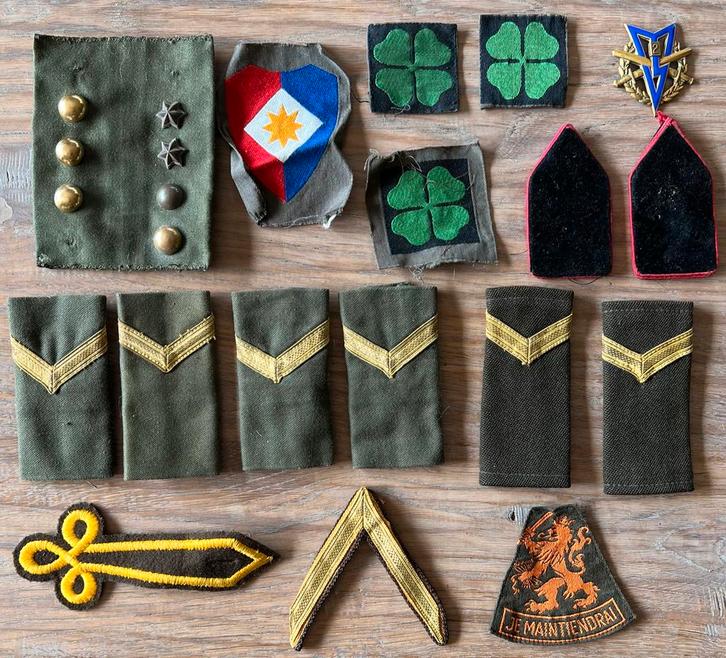 Militaria NL Landmacht - ruim 90 items!, Verzamelen, Militaria | Algemeen, Landmacht, Embleem of Badge, Nederland, Ophalen of Verzenden