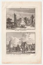 Het dorp Hagestein oude gravure Spilman ca. 1750, Verzenden