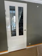 5 X  (glas in lood) binnendeuren, Doe-het-zelf en Verbouw, Deuren en Horren, Ophalen, Gebruikt, 80 tot 100 cm, 215 cm of meer