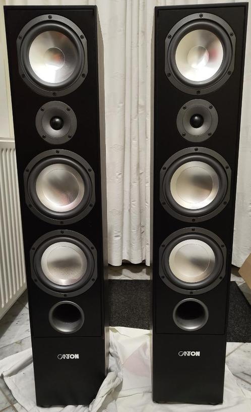 set Canton Luidsprekers GLE409 nieuwstaat klinken geweldig, Audio, Tv en Foto, Luidsprekers, Zo goed als nieuw, Front, Rear of Stereo speakers