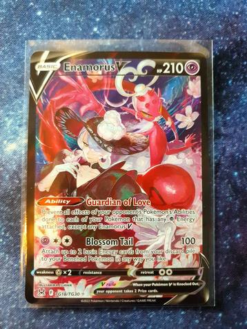 Pokémon kaart Enamorus V #TG18 Lost Origin  beschikbaar voor biedingen