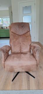 Comfortabele draaifauteuil, Huis en Inrichting, Gebruikt, 75 tot 100 cm, Ophalen of Verzenden, Metaal