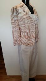 Linnen pantalon, Kleding | Dames, Ophalen of Verzenden, Zo goed als nieuw, Wit, Lang