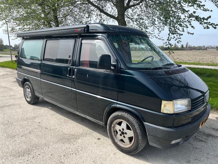 VW T4 Camper ‘92 | 4-persoons | Zonnepaneel | APK ’27, Caravans en Kamperen, Campers, Particulier, tot en met 4, Buscamper of Camperbus