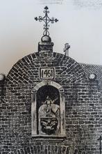 litho poort franciscanenklooster Hieronymus Weert R. Legrand, Antiek en Kunst, Verzenden