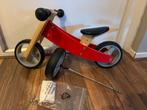 Houten loopfiets (kan met 2 achterwielen), Kinderen en Baby's, Speelgoed | Buiten | Voertuigen en Loopfietsen, Ophalen of Verzenden
