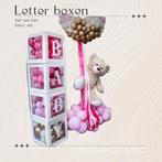 Gender reveal Letter boxen BABY WIT 4 stuks, Nieuw, Ophalen of Verzenden