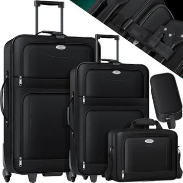 KESSER Travel Suitcase Set, 4-Piece Trolley Suitcase Se beschikbaar voor biedingen