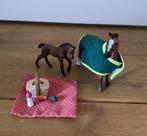 Schleich hengst en veulen picnic (19), Ophalen of Verzenden, Zo goed als nieuw, Jongen of Meisje