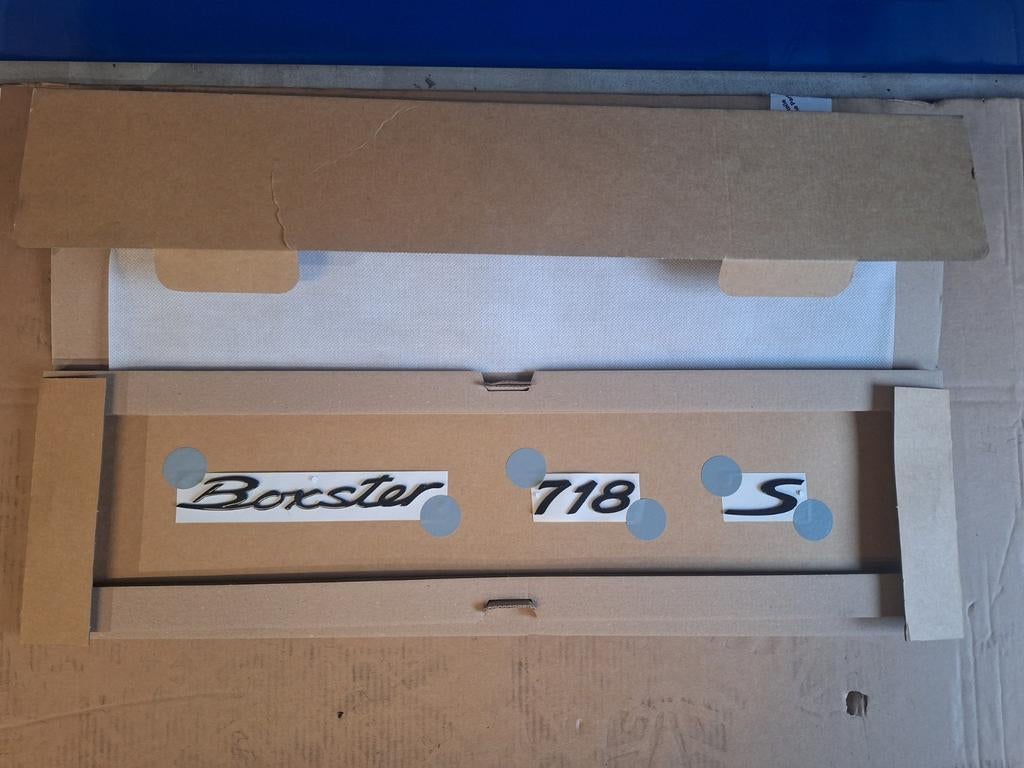 Nieuw Porsche 718 Boxster S Embleem, Auto-onderdelen, Ophalen of Verzenden