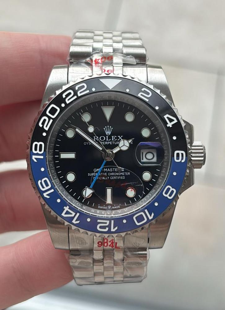 Rolex GMT MASTER II “Batgirl” Horloge Heren, Sieraden, Tassen en Uiterlijk, Horloges | Heren, Nieuw, Polshorloge, Rolex, Staal