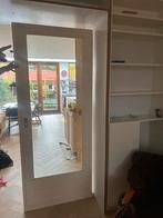 Ensuite Deuren (2)- Schuifdeuren met Glas, Doe-het-zelf en Verbouw, Deuren en Horren, Ophalen, Gebruikt, 80 tot 100 cm, Binnendeur