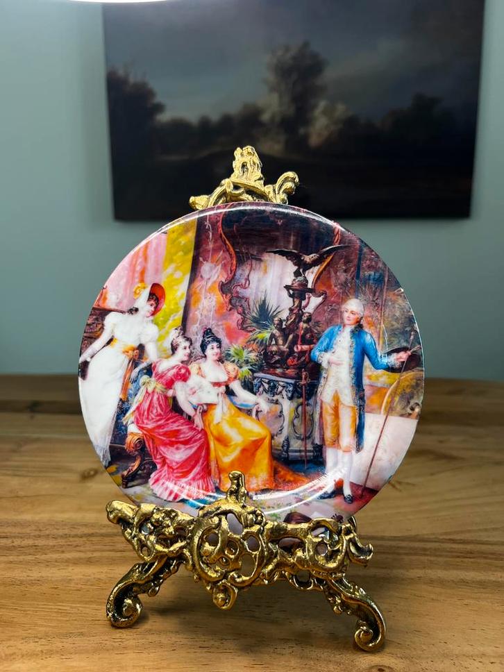 Barok Wandbord - Decoratief, Antiek en Kunst, Antiek | Wandborden en Tegels, Ophalen of Verzenden