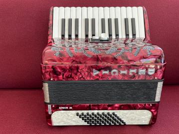 Z.g.a.n. kleine Delicia Junior 24 accordeon . 48 bas .  beschikbaar voor biedingen
