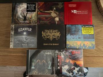 8 CD, voornamelijk Metal beschikbaar voor biedingen