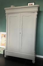 Biedermeier meidenkast kleding linnen leg kind baby demontab, Ophalen, 100 tot 150 cm, Eikenhout, Zo goed als nieuw