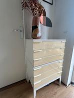 Vintage ladekast jaren 60/70 creme wit butter yellow, Huis en Inrichting, Ophalen, Vintage jaren 60, 5 laden of meer, 50 tot 100 cm