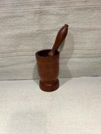 Vintage houten vijzel in perfecte staat, Antiek en Kunst, Antiek | Keukenbenodigdheden, Ophalen of Verzenden