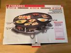 Tomado gourmetstel/raclette 8 persoons, Ophalen, Zo goed als nieuw, 8 personen of meer