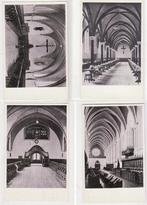 4x Tilburg Intrieur Cistercien Abdij Koningshoeven., Verzenden, 1940 tot 1960, Ongelopen, Noord-Brabant