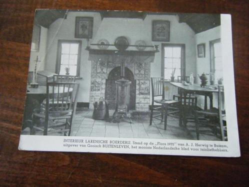 O28  - Laren - Boerderij - Flora 1935 - Mooi / Oud, Verzamelen, Ansichtkaarten | Nederland, Noord-Holland, 1920 tot 1940, Ophalen of Verzenden