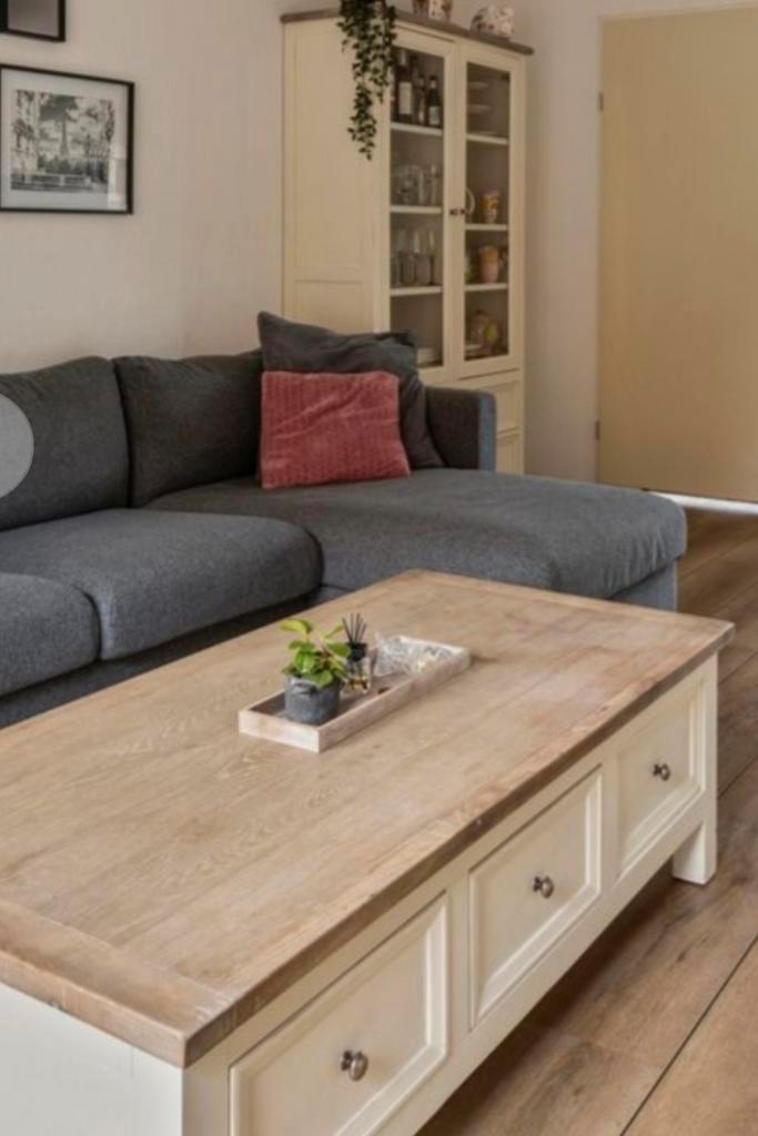 Salontafel,  buffetkast en eettafel, Huis en Inrichting, Tafels | Salontafels, Gebruikt, Minder dan 50 cm, 50 tot 100 cm, Rechthoekig