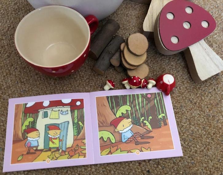 Kabouter Bim - Reuzen en Kabouters mini boekje en groot boek, Boeken, Prentenboeken en Plaatjesalbums, Zo goed als nieuw, Prentenboek