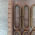10xSchuifgesp binnenmaat 5cm oudgoud, Ophalen of Verzenden, Zo goed als nieuw
