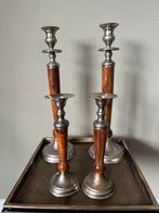 Set van 4 Vintage Kandelaars, Ophalen, Overige materialen