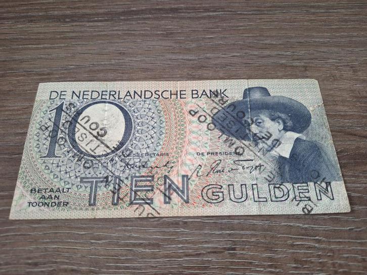 Biljet 10 gulden Staalmeester - buiten omloop, 1943, Postzegels en Munten, Bankbiljetten | Nederland, 10 gulden, Ophalen of Verzenden