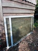 serredeuren / schuifdeuren / schuifpui kunsstof, Doe-het-zelf en Verbouw, Glas en Ramen, Ophalen, Gebruikt, Glasplaat, 160 cm of meer