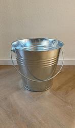 Grote emmer zink NIEUW, Minder dan 30 cm, Rond, Nieuw, Ophalen of Verzenden