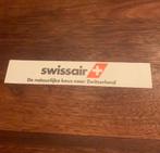 Swissair sticker, Verzamelen, Ophalen of Verzenden, Zo goed als nieuw