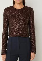 Josh V Vivanna crop top | Maat M/38, Maat 38/40 (M), Bruin, Verzenden, Nieuw