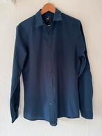 Navy overhemd H&M Easy Iron, Kleding | Heren, Overhemden, Nieuw, Halswijdte 39/40 (M), H&M, Verzenden