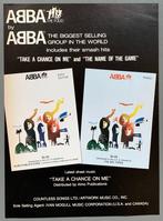 ABBA 1978 vintage Advertentie THE FOLIO Songbook, Verzamelen, Gebruikt, Ophalen of Verzenden, Poster, Artwork of Schilderij