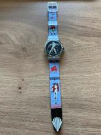 Swatch horlogeDiscobolus' uniseks staalhorloge uit 1991, Ophalen of Verzenden, Zo goed als nieuw, Jongen of Meisje