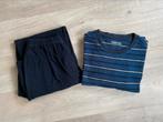 Badstof heren pyjama HEMA maat S, Kleding | Heren, Pyjama's, Ophalen of Verzenden, Gedragen, Maat 46 (S) of kleiner, Hema