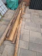 Kastanje hout en palen, Tuin en Terras, Palen, Balken en Planken, Ophalen of Verzenden, Zo goed als nieuw, 250 cm of meer, Palen