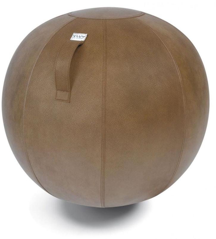 zit bal VLUV Cognac leer look maat 65, Sport en Fitness, Yoga en Pilates, Zo goed als nieuw, Overig, Ophalen